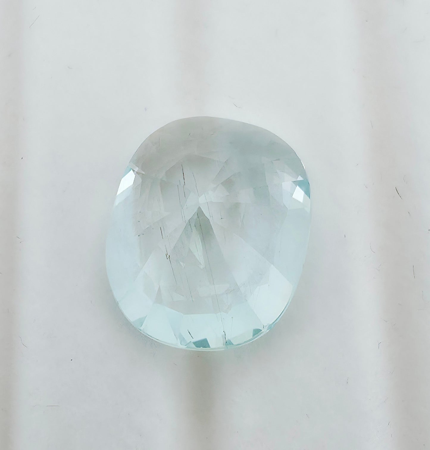 9.6ct  Aquamarine Cushion Mixed Cut