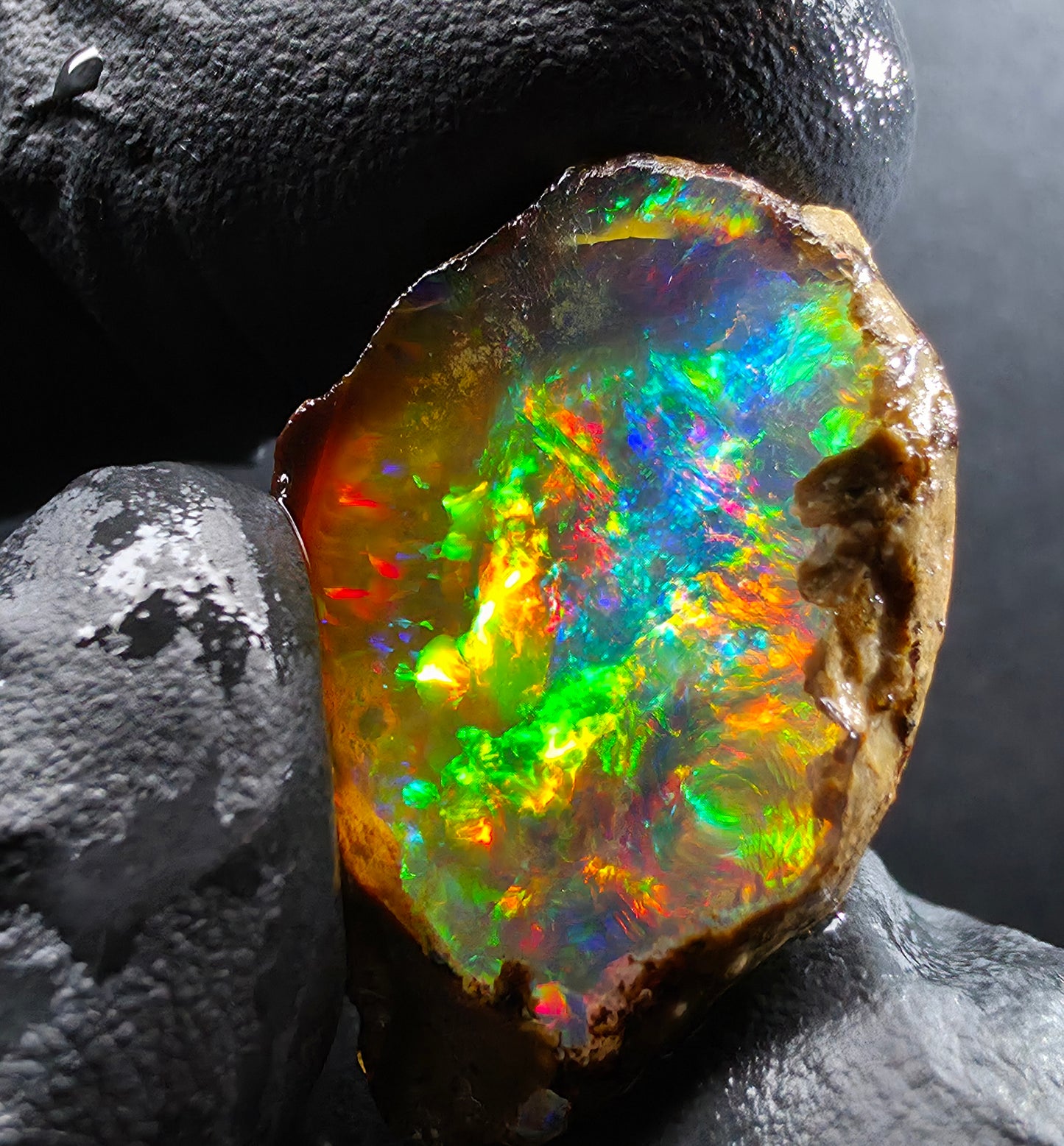 Natural Crystal Opal Specimen