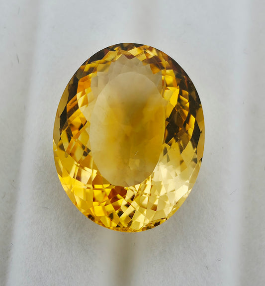 17.67ct Citrine - Oval Cut